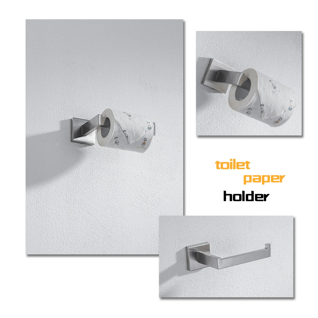 Bathroom Hardware Set Bathroom Accessories Black Robe Hook Towel Rail Bar Rack Bar Shelf Tissue Paper Holder Toothbrush Holder