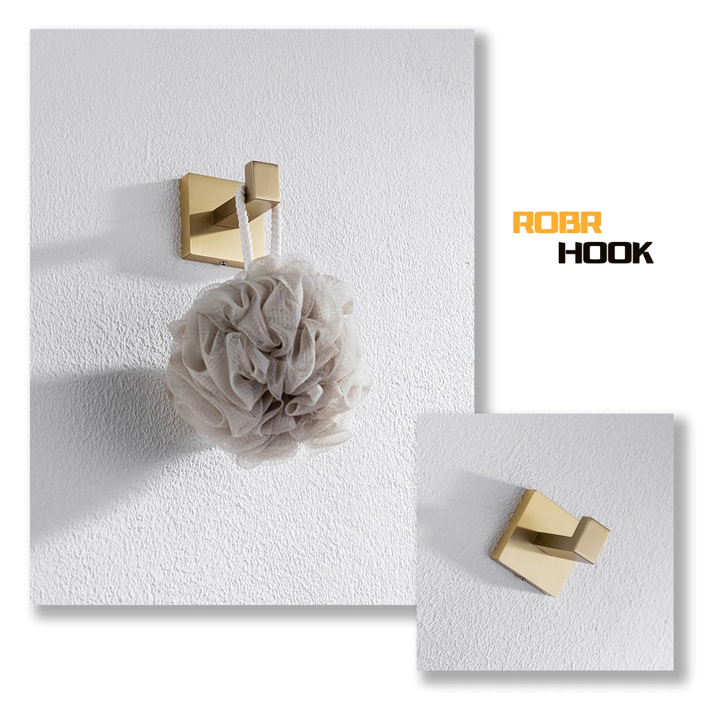 Bathroom Hardware Set Bathroom Accessories Black Robe Hook Towel Rail Bar Rack Bar Shelf Tissue Paper Holder Toothbrush Holder