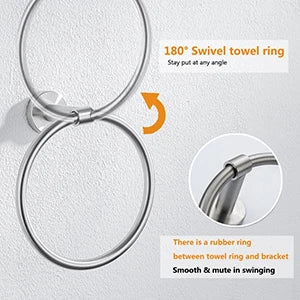 Bathroom Hardware Set Bathroom Accessories Black Robe Hook Towel Rail Bar Rack Bar Shelf Tissue Paper Holder Toothbrush Holder