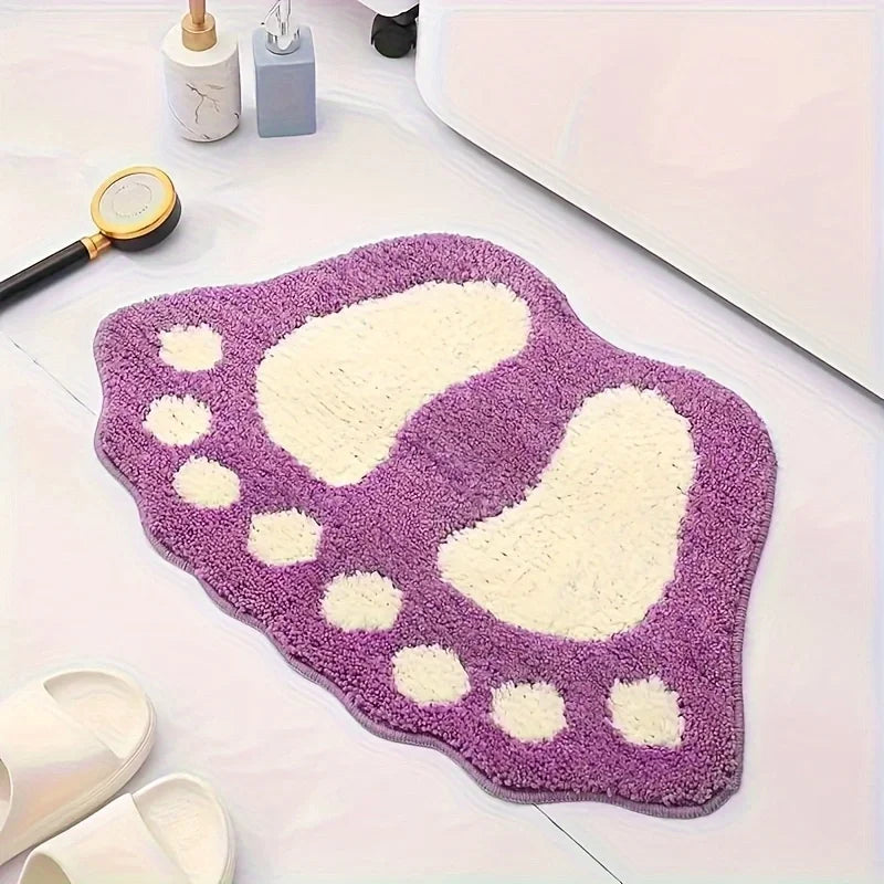 Bathroom Rugs Mats Water Absorbent Non-Slip Mat Used in Bathroom, Shower, Room, Etc.Soft Microfiber Bath Mat Machine Washable