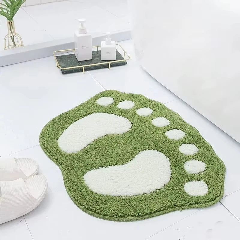 Bathroom Rugs Mats Water Absorbent Non-Slip Mat Used in Bathroom, Shower, Room, Etc.Soft Microfiber Bath Mat Machine Washable