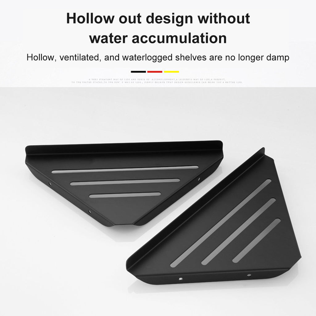 Bathroom Shelf Corner Shower Shelf No Drilling 304 Stainless Steel Corner Organizer Storage Heavy-Duty Hollow Shampoo Rack