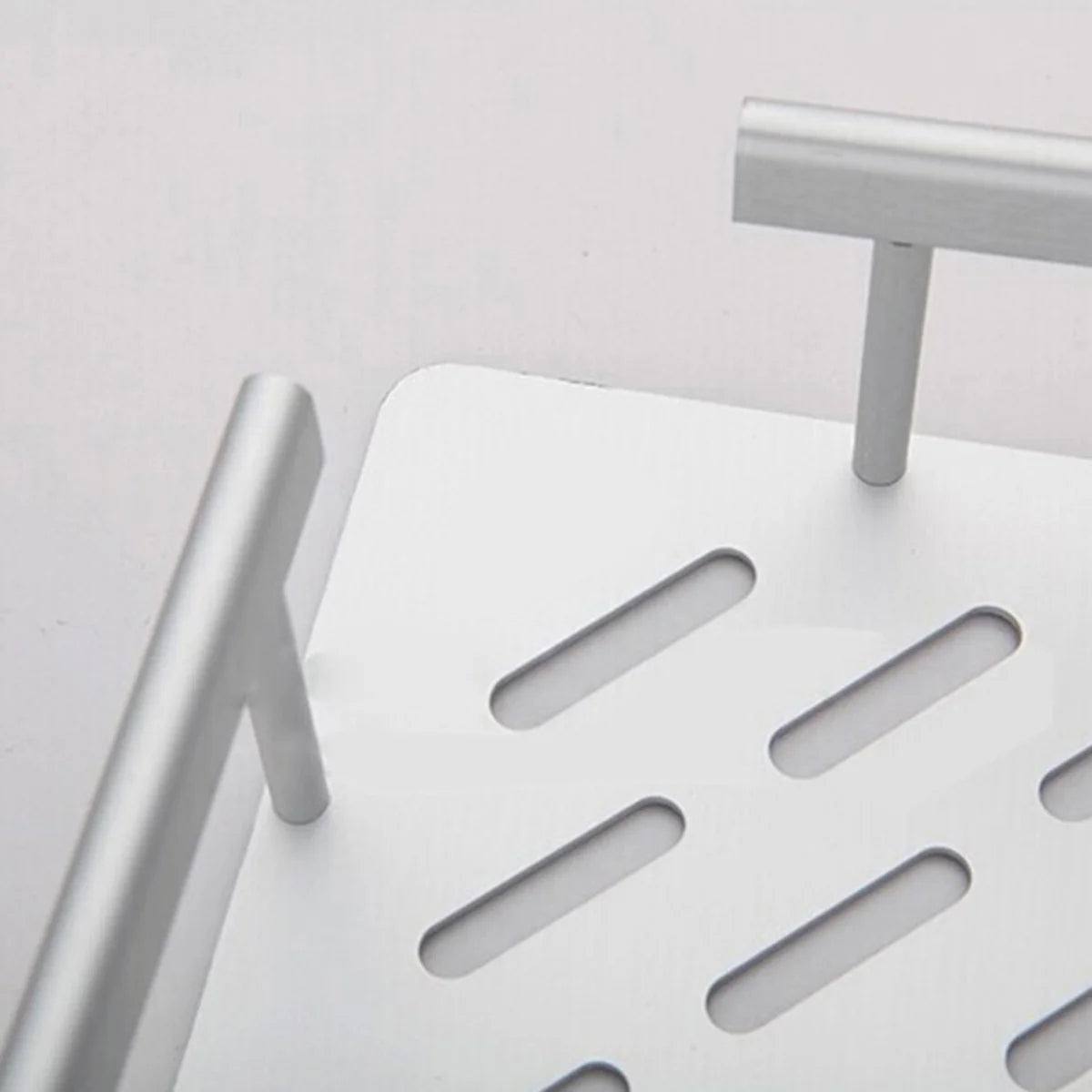 Bathroom Corner Shelf Shower Shelves Dusche Eckregal Bad Wall Badregal Storage Organizer Floating Ablage Bohren