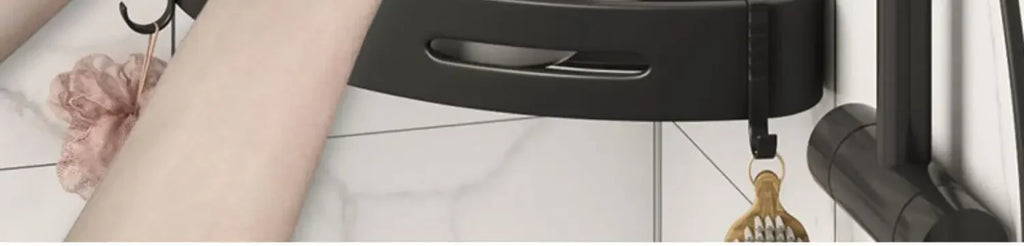 Bathroom Shelves Organizer No Punching Required Kitchen Corner Shelf Racks Shampoo Makeup Storage Holder Shower Towel Caddy Rack