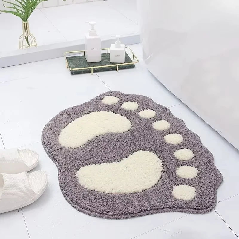 Bathroom Rugs Mats Water Absorbent Non-Slip Mat Used in Bathroom, Shower, Room, Etc.Soft Microfiber Bath Mat Machine Washable