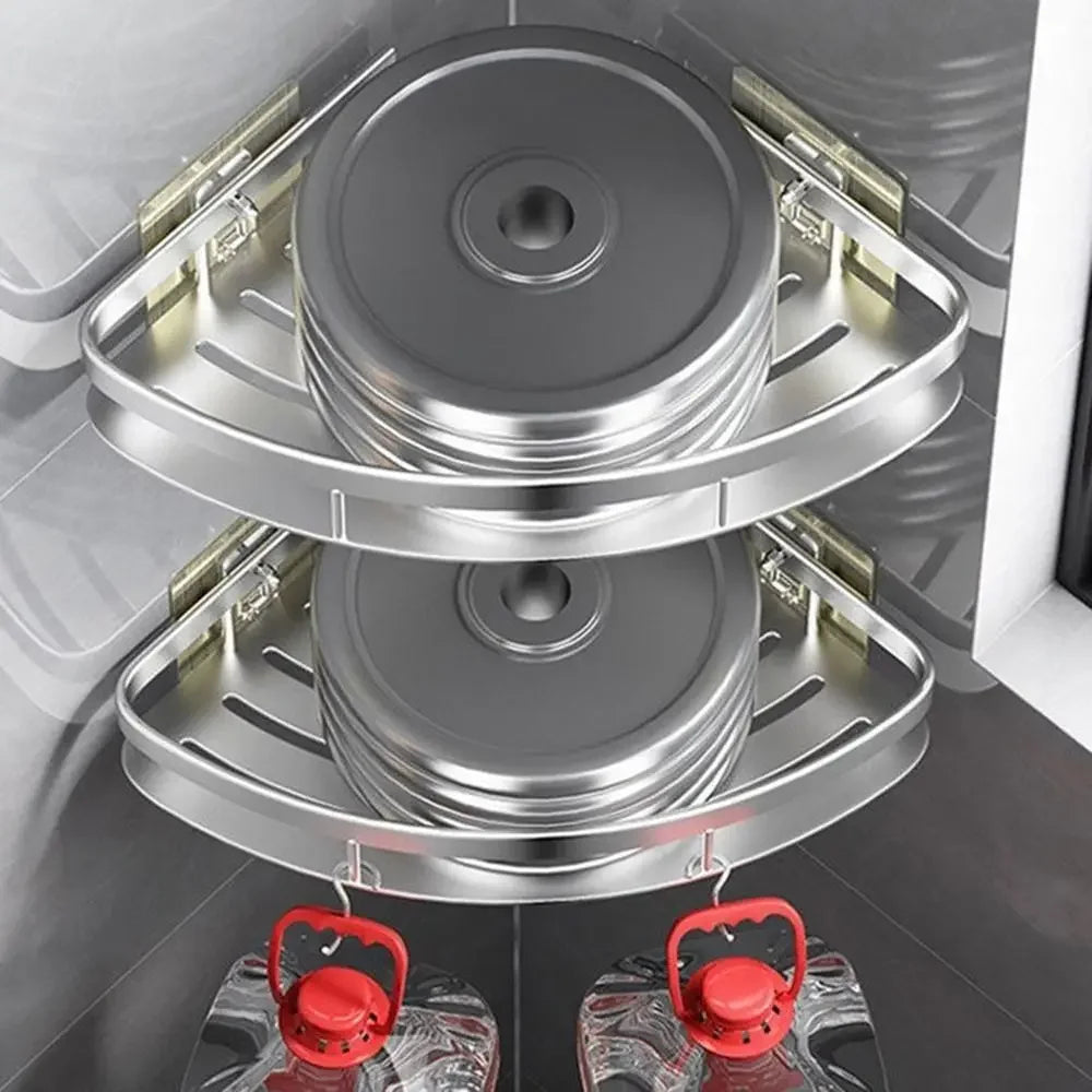 Bathroom Shelves Corner Shower Shelf Aluminum Wall Mount Shampoo Storage Rack Holders No Drill Kitchen Bathroom Accessories