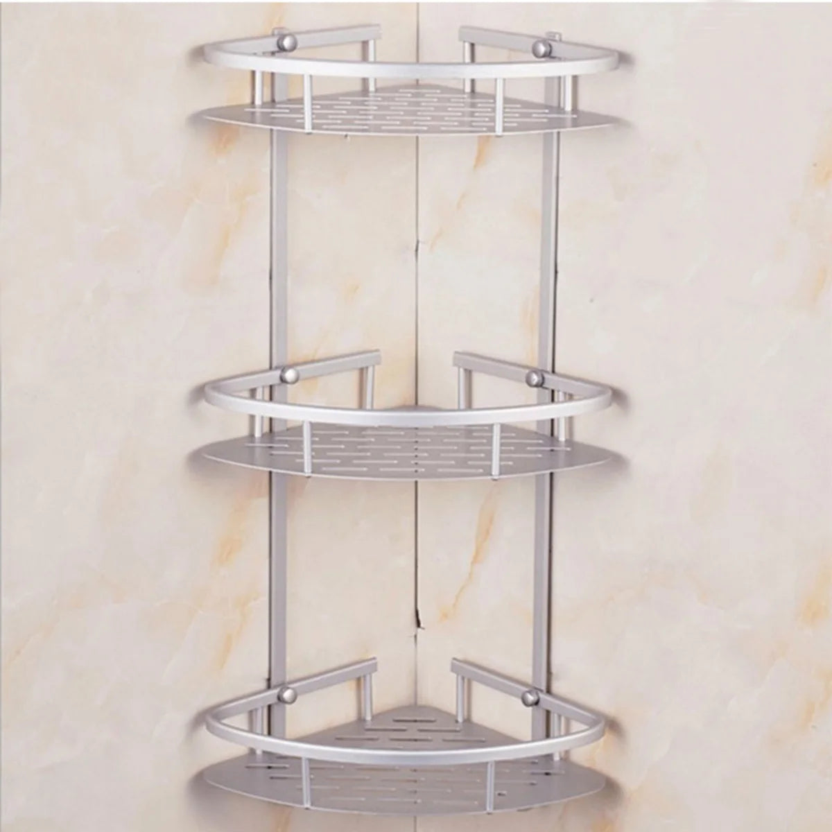 Bathroom Corner Shelf Shower Shelves Dusche Eckregal Bad Wall Badregal Storage Organizer Floating Ablage Bohren