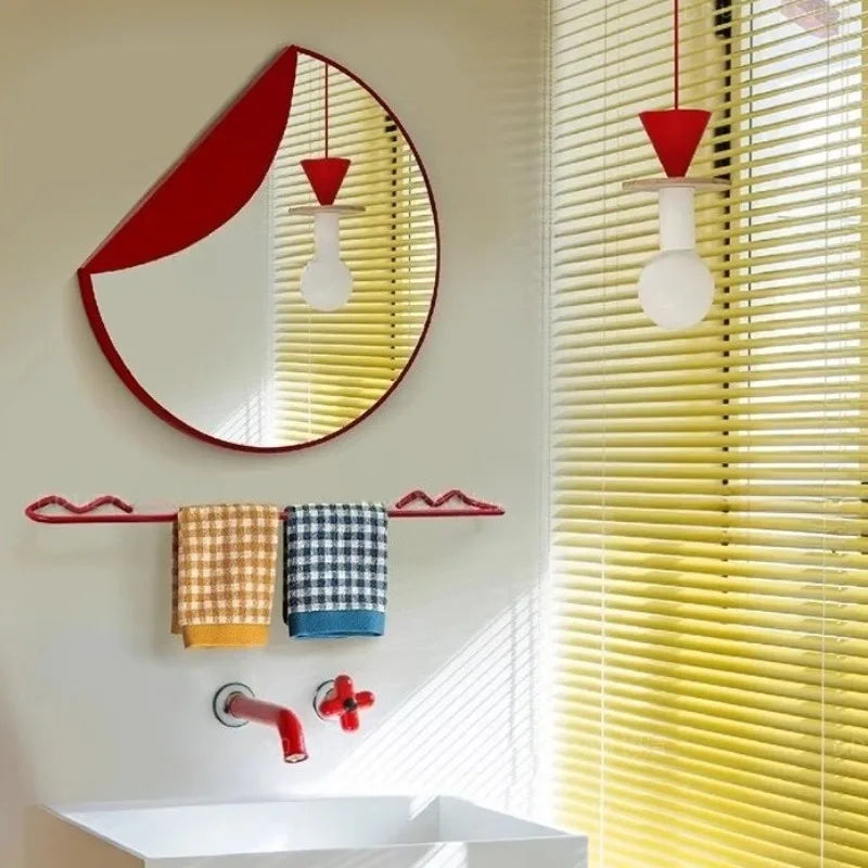 Bathroom Towel Bar, Dopamine Towel Racks for Bathroom Wall Mounted, Towel Holder Organizer Rod, Modern Home Decor