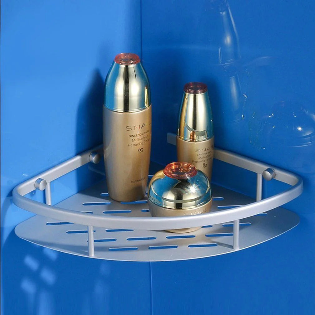 Bathroom Corner Shelf Shower Shelves Dusche Eckregal Bad Wall Badregal Storage Organizer Floating Ablage Bohren