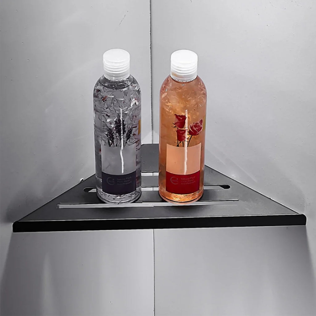 Bathroom Shelf Corner Shower Shelf No Drilling 304 Stainless Steel Corner Organizer Storage Heavy-Duty Hollow Shampoo Rack