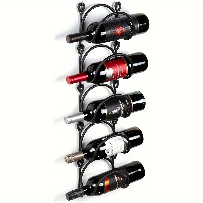 Bathroom Towel Rack with Hooks, Non Perforated Wall Mounted Towel Iron Forging Rack, Bathroom Accessories, Storage Rack