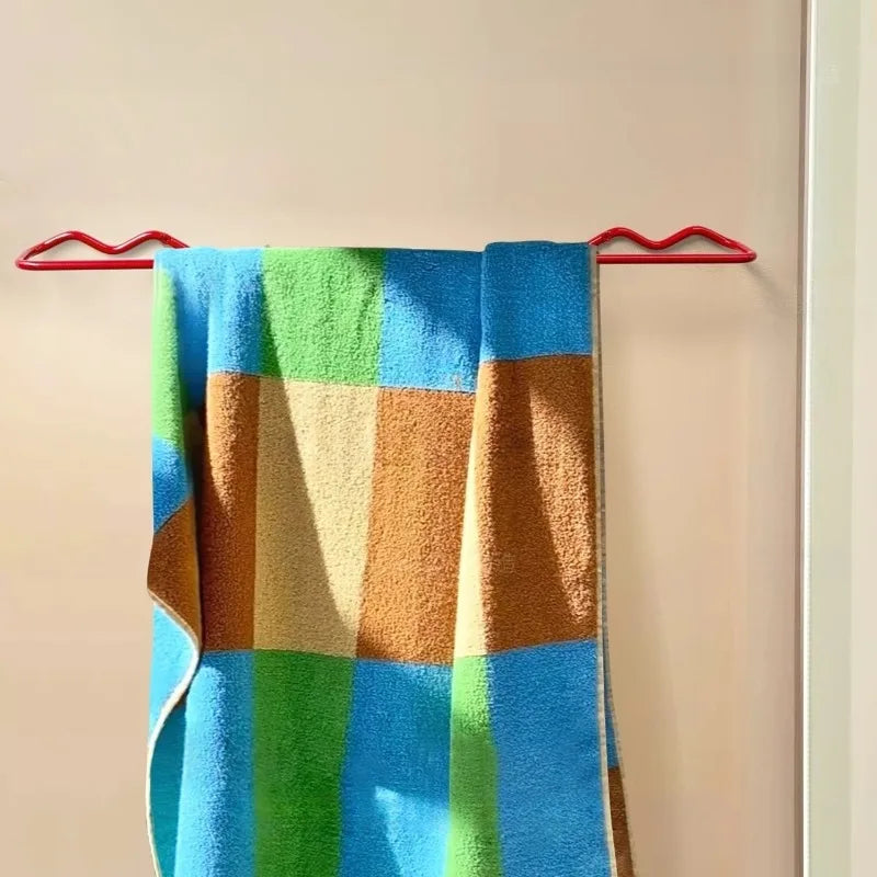 Bathroom Towel Bar, Dopamine Towel Racks for Bathroom Wall Mounted, Towel Holder Organizer Rod, Modern Home Decor